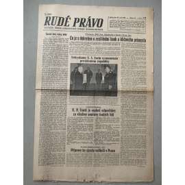Rudé právo (28.9.1945) - 1. republika, staré noviny