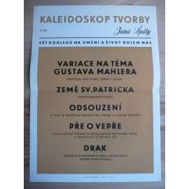 Kaleidoskop tvorby (filmový plakát, film ČSR, režie Jan Špáta, Země Sv. Patrika, Odsouzení, Pře o vepře, Drak)