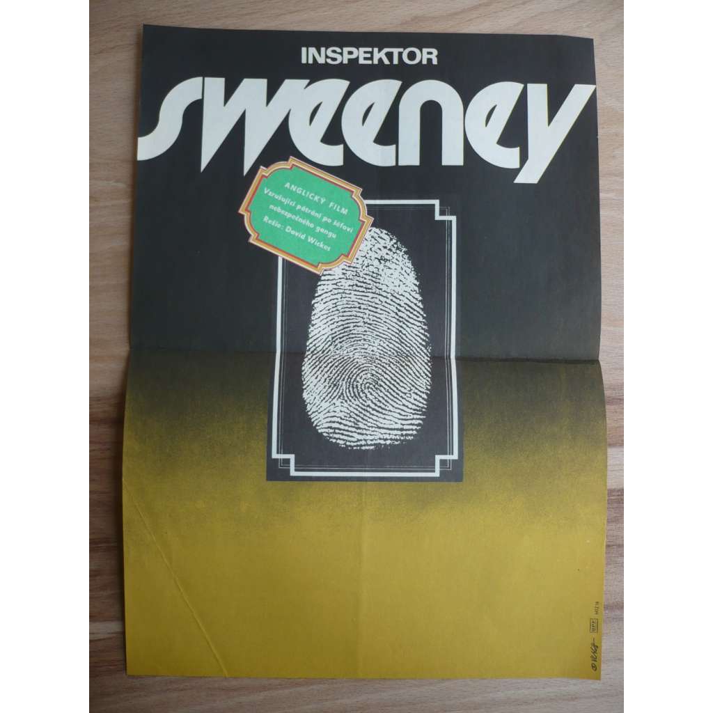 Inspektor Sweeney (filmový plakát, film Velká Británie, režie David Wickes, Hrají: John Thaw, Dennis Waterman, Barry Foster,)