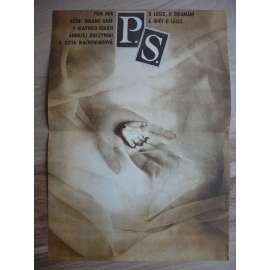 P.S. (filmový plakát, film NDR 1979, režie Roland Gräf, Hrají: Andrzej Pieczyński, Jutta Wachowiak, Hans-Uwe Bauer)