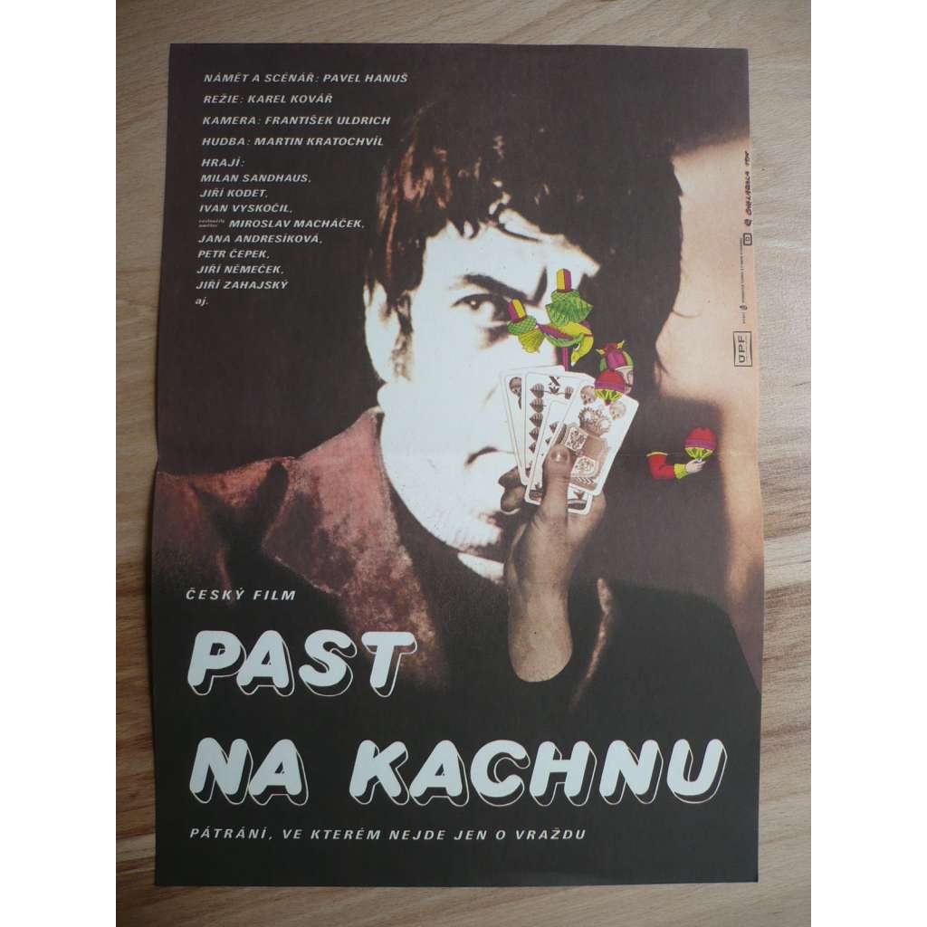 Past na kachnu (filmový plakát, film ČSSR 1978, režie František Uldrich, Hrají: Milan Sandhaus, Jiří Kodet, Ivan Vyskočil)