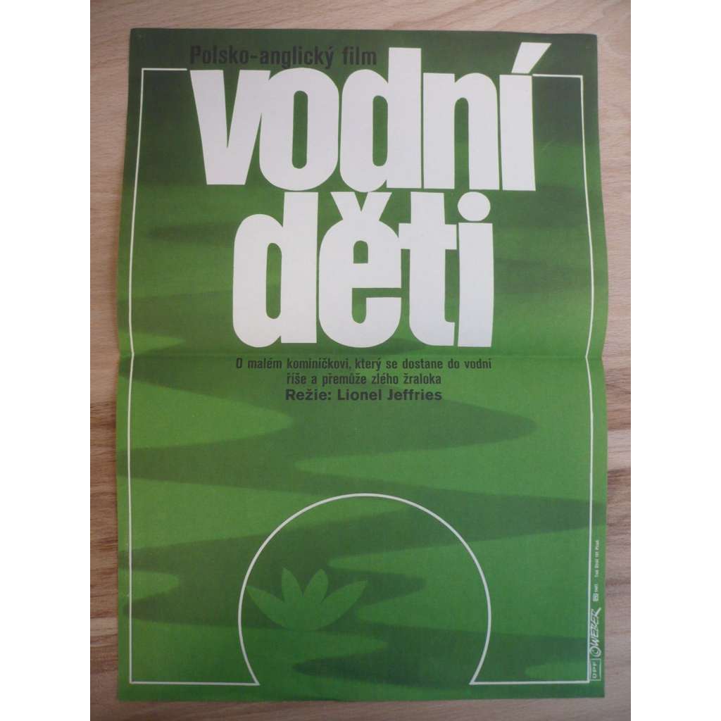 Vodní děti (filmový plakát, film VB 1978, režie Lionel Jeffries, Hrají: James Mason, Billie Whitelaw, Joan Greenwood)