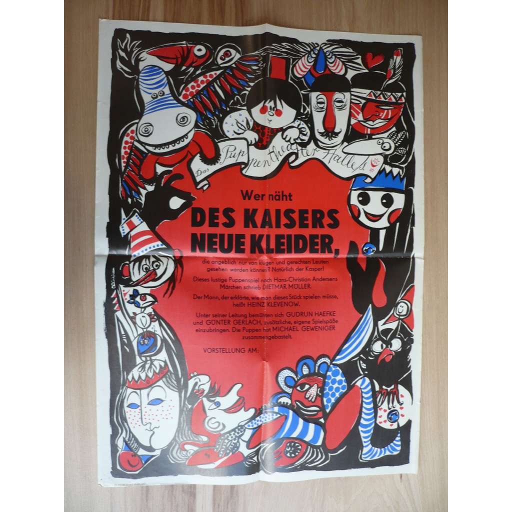 Des Kaisers Neue Kleider (plakát, Německo, loutky)