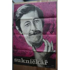 Sukničkář (filmový plakát, film Francie 1979, režie Philippe de Broca, Hrají: Jean Rochefort, Nicole Garcia, Jean Desailly)