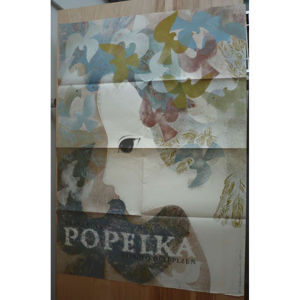 Popelka (plakát, divadlo dětí Plzeň, Franz Pocci)
