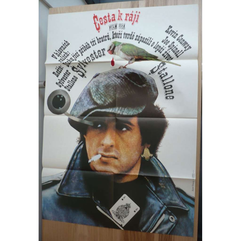Cesta k ráji (filmový plakát, film USA 1978, režie Sylvester Stallone, Hrají: Sylvester Stallone, Lee Canalito)