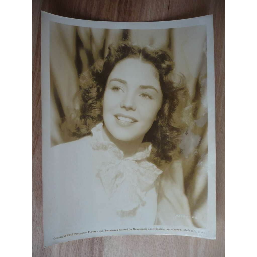 Fotoska - herečka Jennifer Jones - ORIG. CINEMA-PHOTO