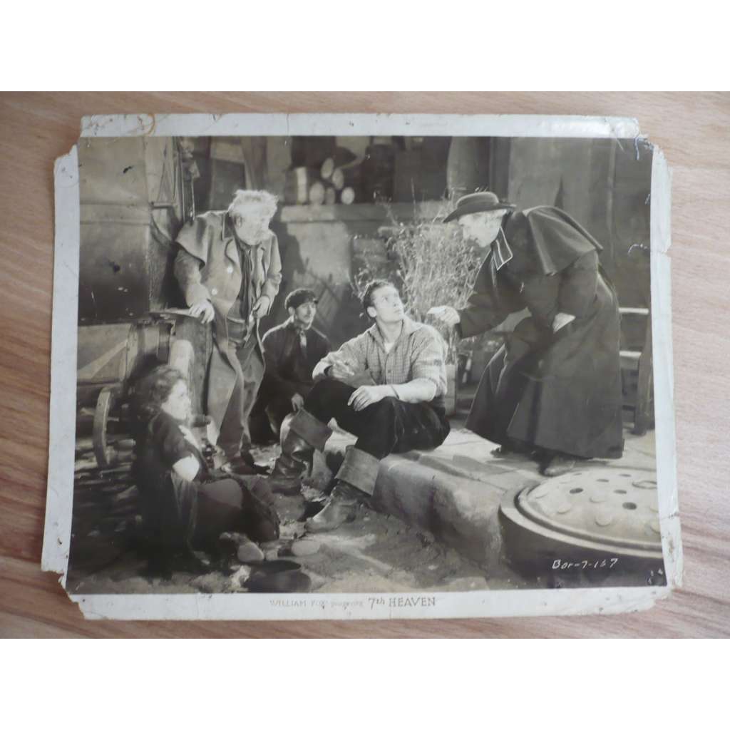 Fotoska - V sedmém nebi (film USA 1927 - režie Frank Borzage, hrají Janet Gaynor, Charles Farrell) - ORIG. CINEMA-PHOTO