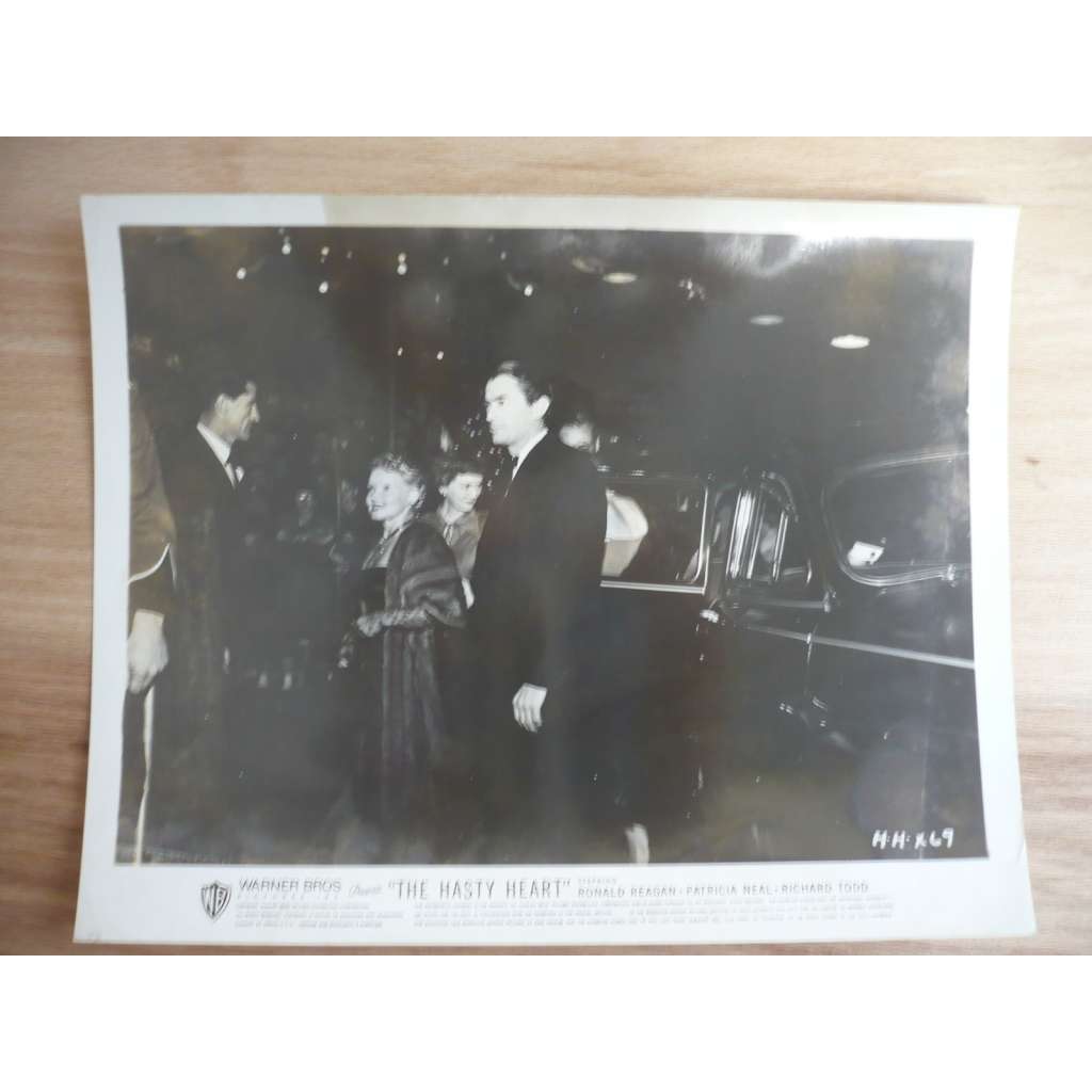 Fotoska - The Hasty Heart (film USA 1949 - režie Vincent Sherman, hrají Ronald Reagan, Patricia Neal, Richard Todd) - ORIG. CINEMA-PHOTO