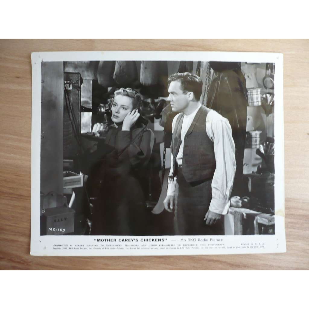 Fotoska - Mother Carey's Chickens (film USA 1938 - režie Rowland V. Lee, hrají Anne Shirley, Ruby Keeler, James Ellison) - ORIG. CINEMA-PHOTO
