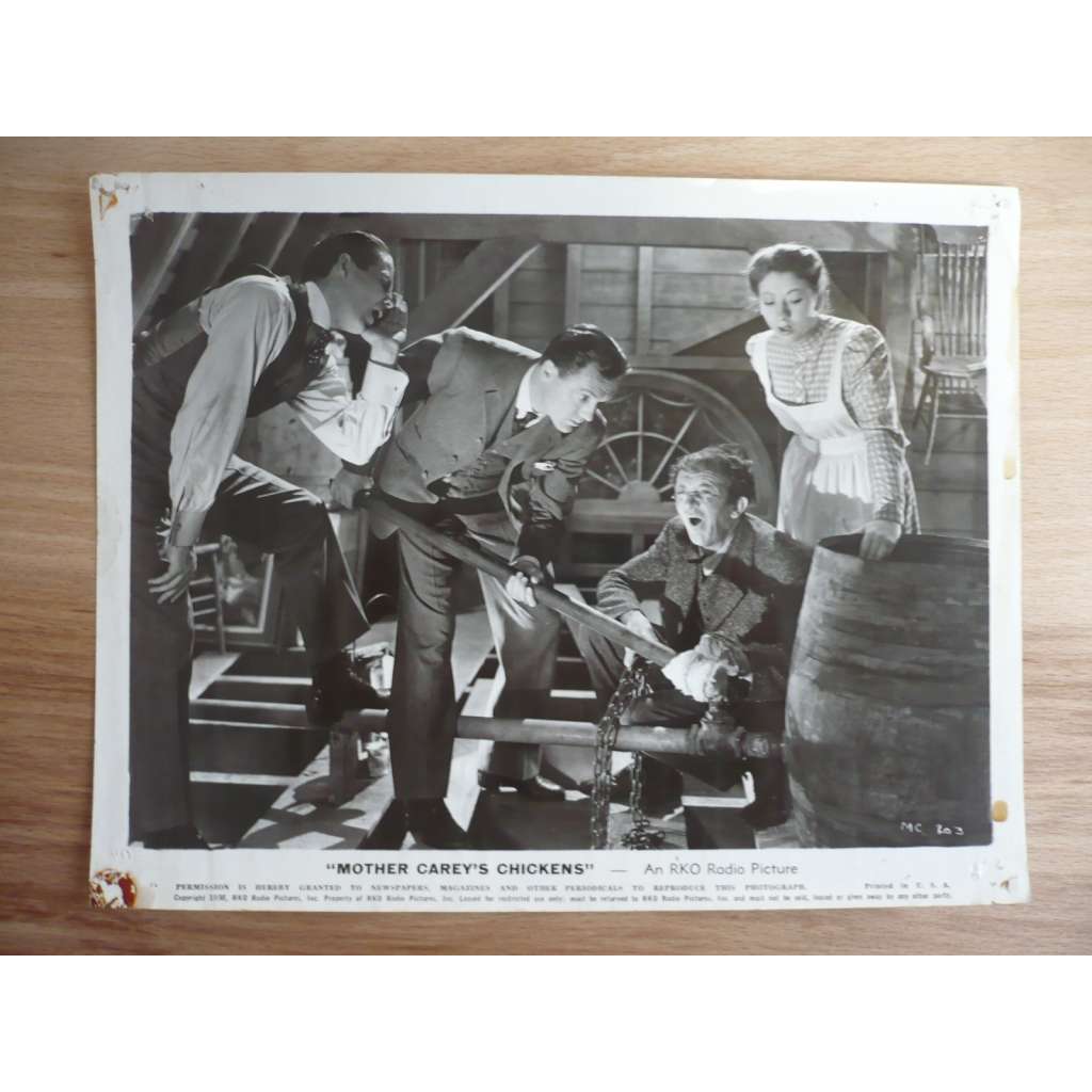 Fotoska - Mother Carey's Chickens (film USA 1938 - režie Rowland V. Lee, hrají Anne Shirley, Ruby Keeler, James Ellison) - ORIG. CINEMA-PHOTO