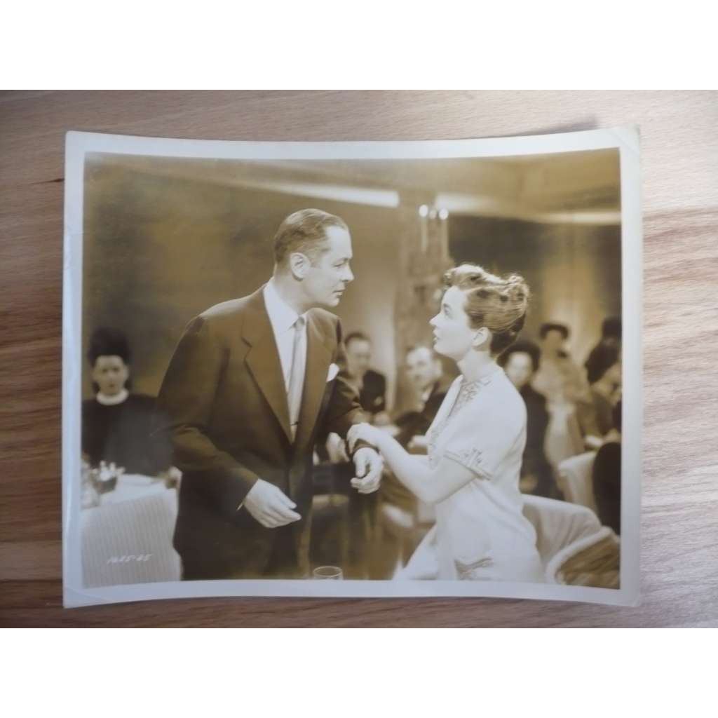 Fotoska - herečka Ann Blythe, herec Robert Montgomery - ORIG. CINEMA-PHOTO