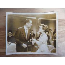 Fotoska - herečka Ann Blythe, herec Robert Montgomery - ORIG. CINEMA-PHOTO