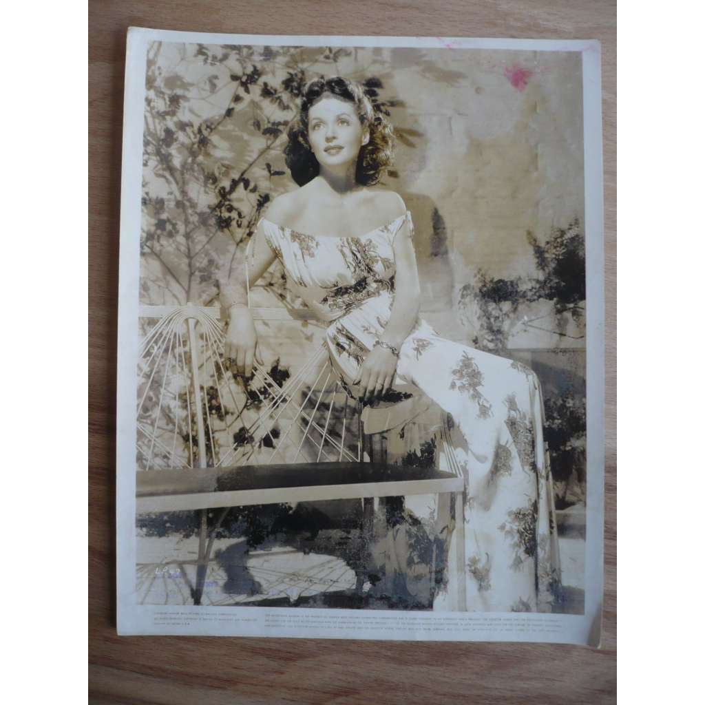 Fotoska - herečka Lilli Palmer - ORIG. CINEMA-PHOTO