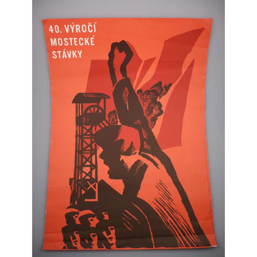 40. výročí mostecké stávky 1972 - horníci, stávka