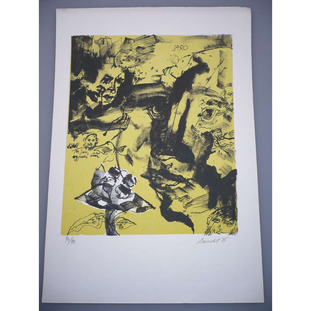 Karel Zavadil - Jaro (1980) - Litografie, signováno