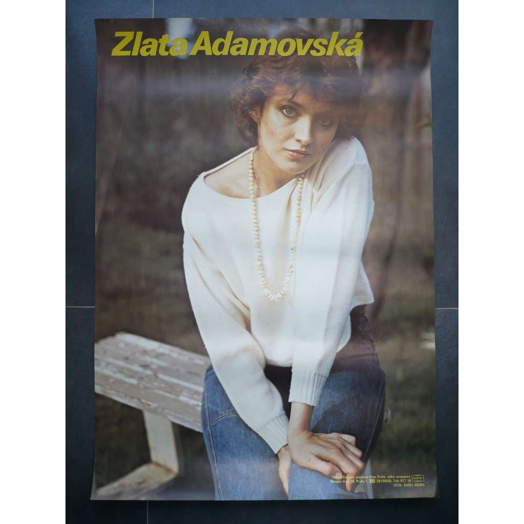 Zlata Adamovská (filmový plakát, herečka, foto Karel Kouba)