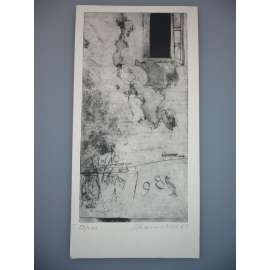 Škarohlíd Jaroslav (1925 - 2012) - PF 1985 - Lept s mezzotintou, signovaná grafika