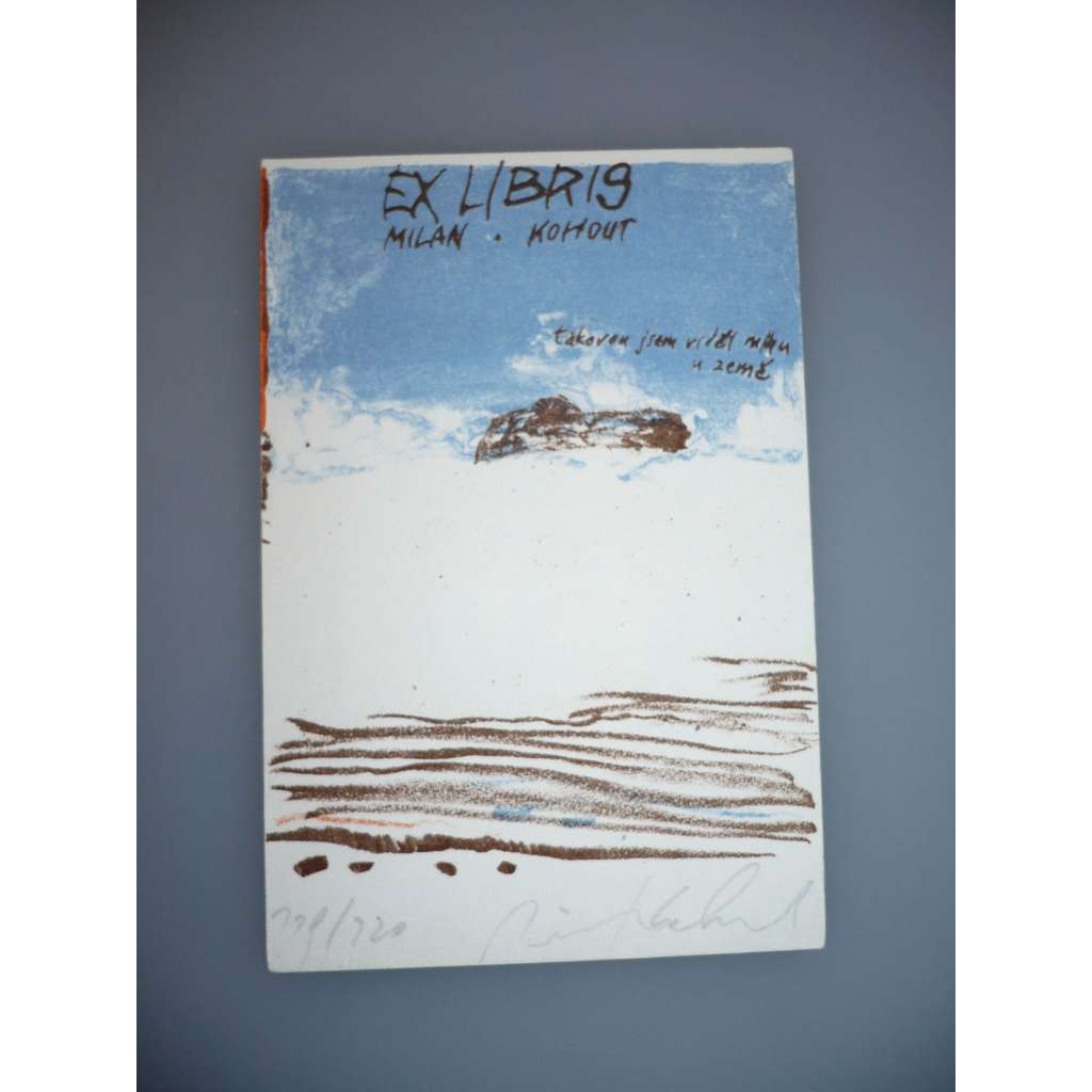 Kohout Milan (1945) - EX LIBRIS - Litografie, signovaná grafika