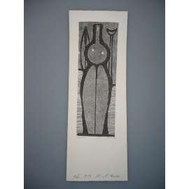 František Bič (1920 - 1992) - Úcta pravdy - Litografie 1980, signovaná grafika