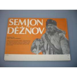 Semjon Děžňov (filmový plakát, papírová fotoska, slepka, film SSSR 1983, režie Nikolai Gusarov, Hrají: Alexej Buldakov, Leonid Nevedomskij, Viktor Grigorjuk)