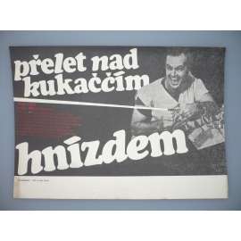 KUBÍKOVO (filmový plakát, papírová fotoska, slepka, film USA 1975, režie Miloš Forman, Hrají: Jack Nicholson, Louise Fletcher, Sydney Lassick)