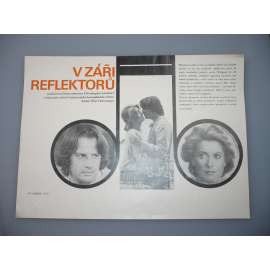 V záři reflektorů (filmový plakát, papírová fotoska, slepka, film Franice 1984, režie Elie Chouraqui, Hrají: Catherine Deneuve, Christopher Lambert, Richard Anconina)