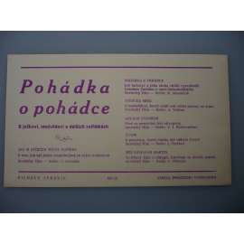 Pohádka o pohádce (plakát, program kina, filmy SSSR, Strýček Míša, Čuník, Můj kamarád Martin)