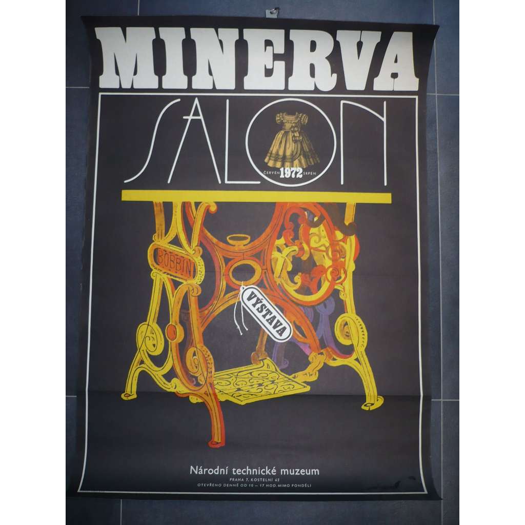 Výstava Minerva salon 1972 - Národní technické muzeum - výstava - plakát