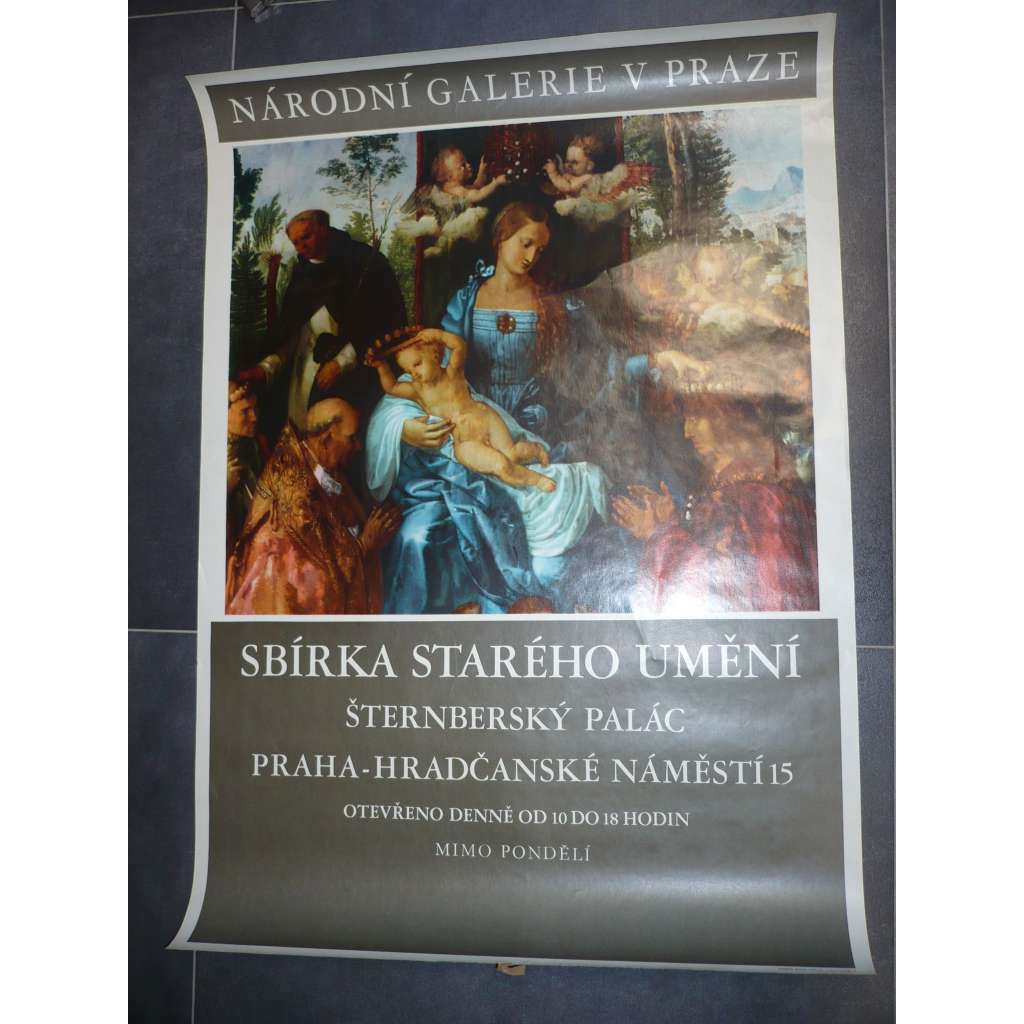 Výstava - Sbírka starého umění - Šternberský palác - Národní galerie v Praze - plakát