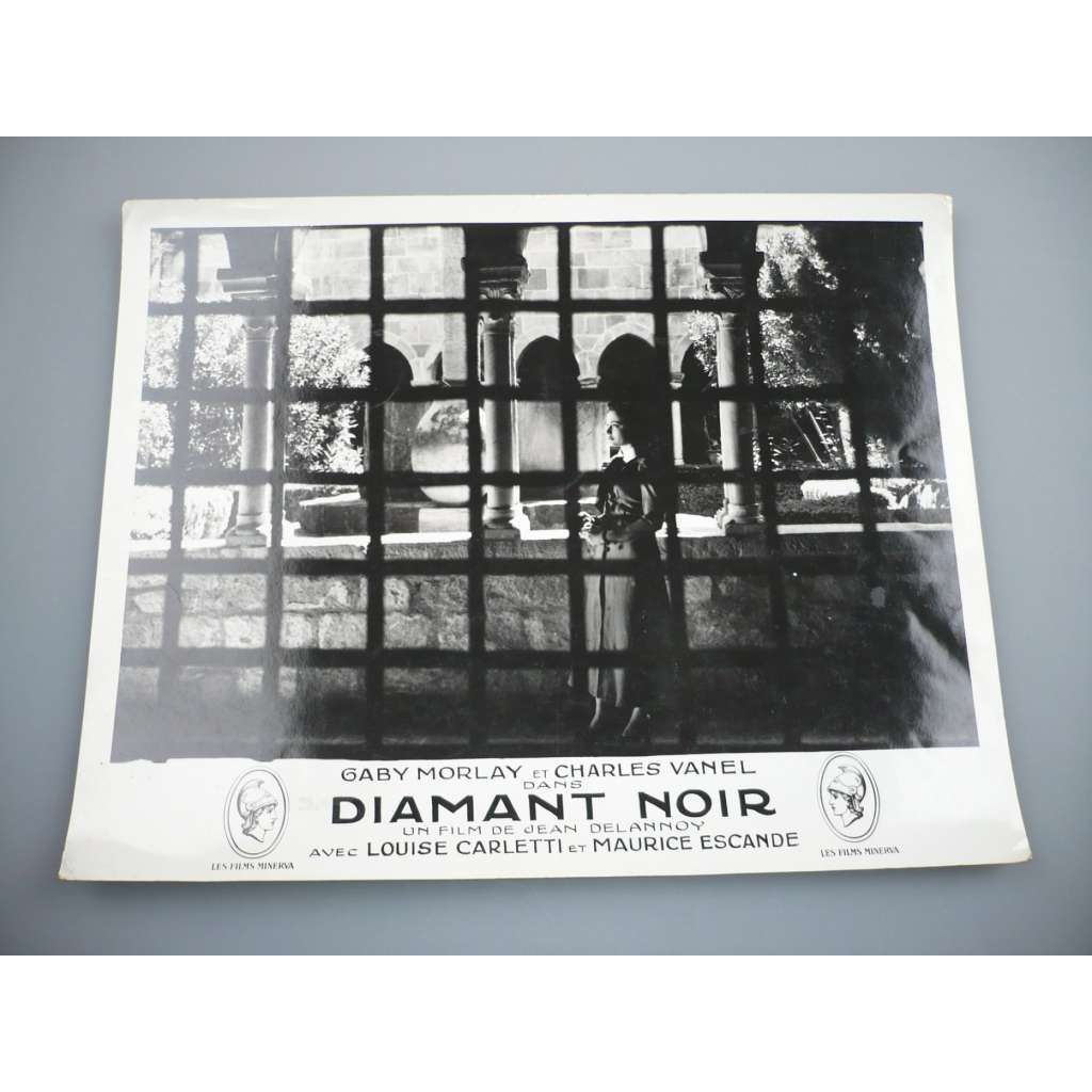 Fotoska - Černý diamant / Diamant noir (film Francie 1941 - režie Jean Delannoy, Hrají: Charles Vanel, Gaby Morlay, Maurice Escande) - ORIG. CINEMA-PHOTO