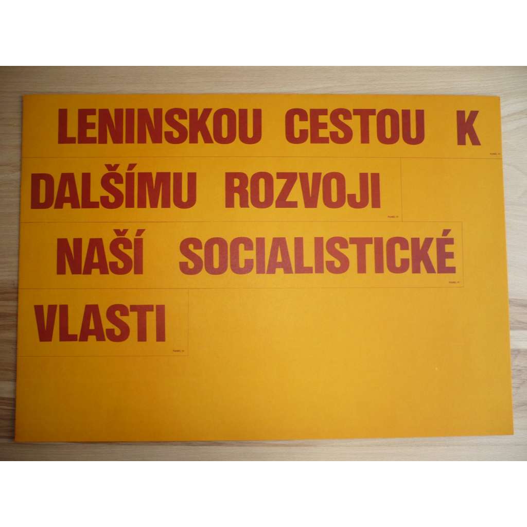 Plakát - Socializace, Lenin - komunismus, propaganda