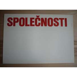 Plakát - Společnosti - komunismus, propaganda