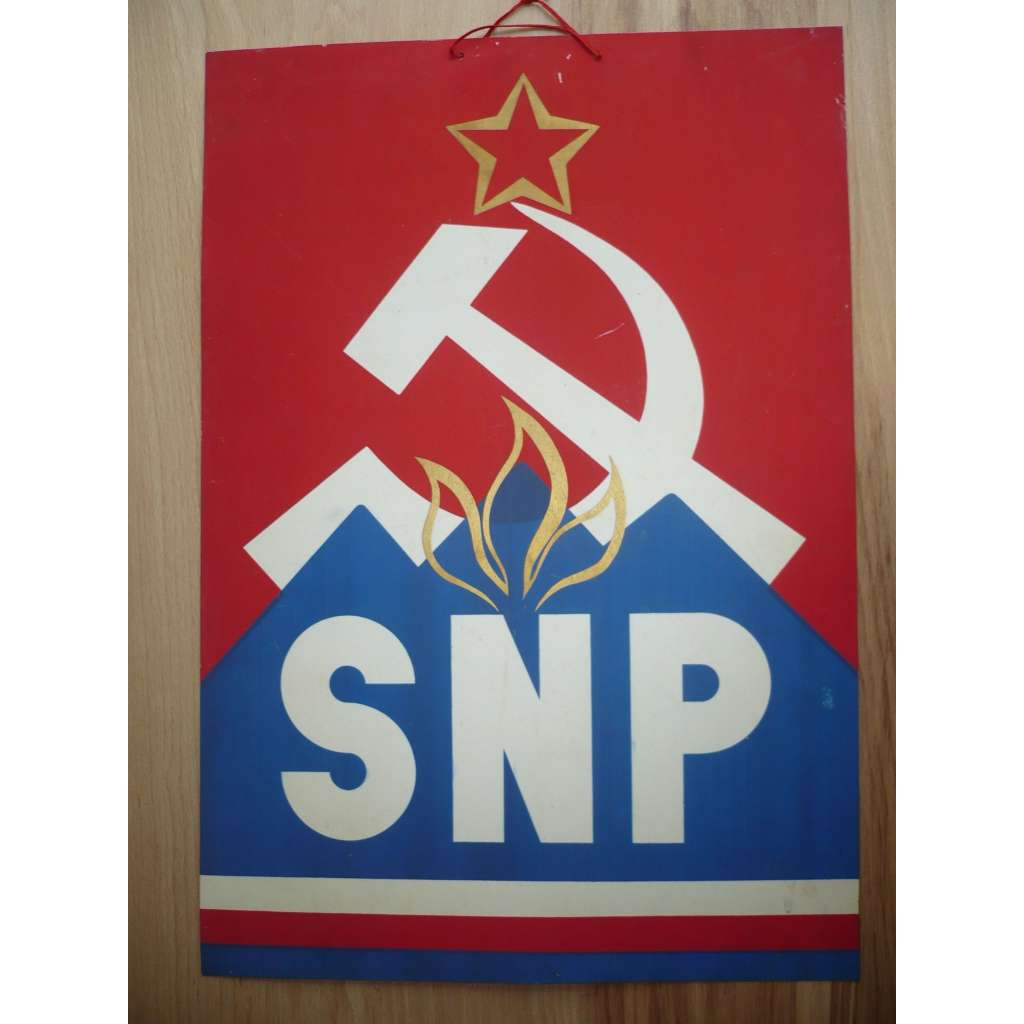 Plakát - Slovenské národní povstání 1944 - komunismus, propaganda