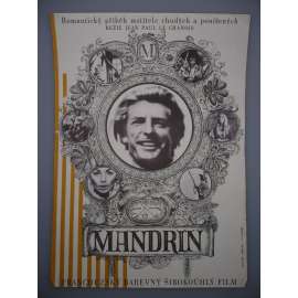 Mandrin (filmový plakát, film Francie 1962, režie Jean-Paul Le Chanois, Hrají: Georges Rivière, Silvia Monfort, Jeanne Valérie)