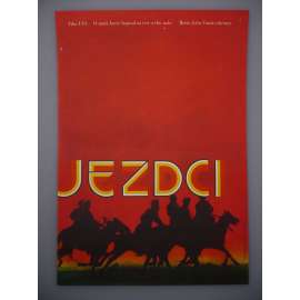 Jezdci (filmový plakát, film USA 1971, režie John Frankenheimer, Hrají: Omar Sharif, Leigh Taylor-Young, Jack Palance)