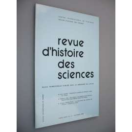 Revue d'Histoire des Sciences et de leurs Applications [Tome XXXII. N° 4 – Octobre 1979] (Přehled dějin věd a jejich aplikací)