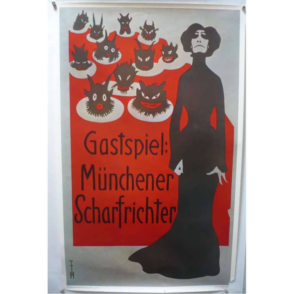 Gastspiel: Munchener Scharfrichter [Mnichovský kat] - divadlo, vystoupení - plakát
