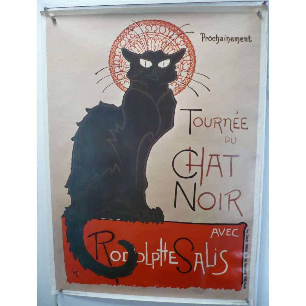 Tournée du Chat Noir [Černá kočka] - Theophile Steinlen - plakát