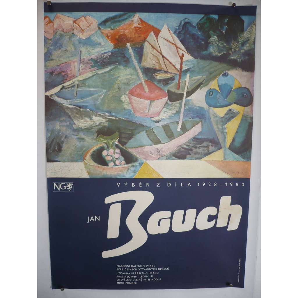 Jan Bauch - Výběr z díla 1928 - 1980 - Výstava 1980 - 1981 - plakát