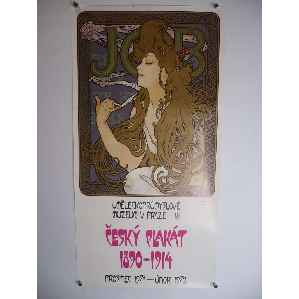 Český plakát - Uměleckoprůmyslové muzeum v Praze - 1971 - 1972 - Alfons Mucha (1860 - 1939) - plakát