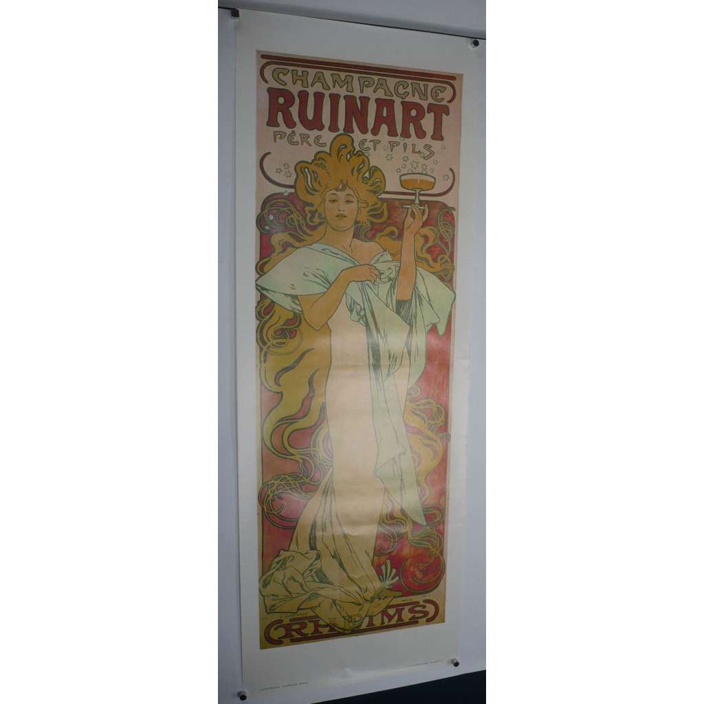 Champagbe Ruinart - Alfons Mucha (1860 - 1939) - plakát