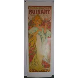 Champagbe Ruinart - Alfons Mucha (1860 - 1939) - plakát