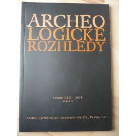 Archeologické rozhledy. Ročník LXX. 2018. Sešit 1 [archeologie]