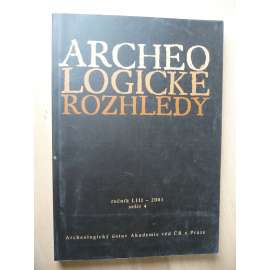 Archeologické rozhledy. Ročník LIII. 2001. Sešit 4 [archeologie]