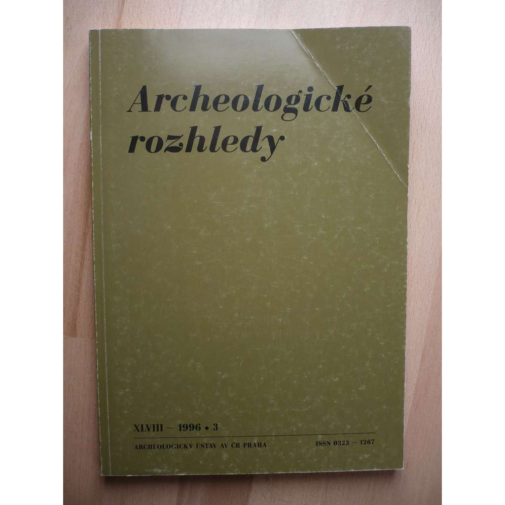 Archeologické rozhledy. Ročník XLVIII. 1996. Sešit 3 [archeologie]