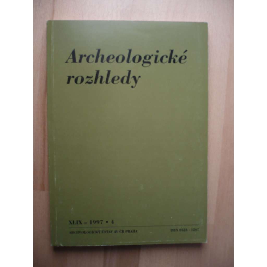 Archeologické rozhledy. Ročník XLIX. 1997. Sešit 4 [archeologie]