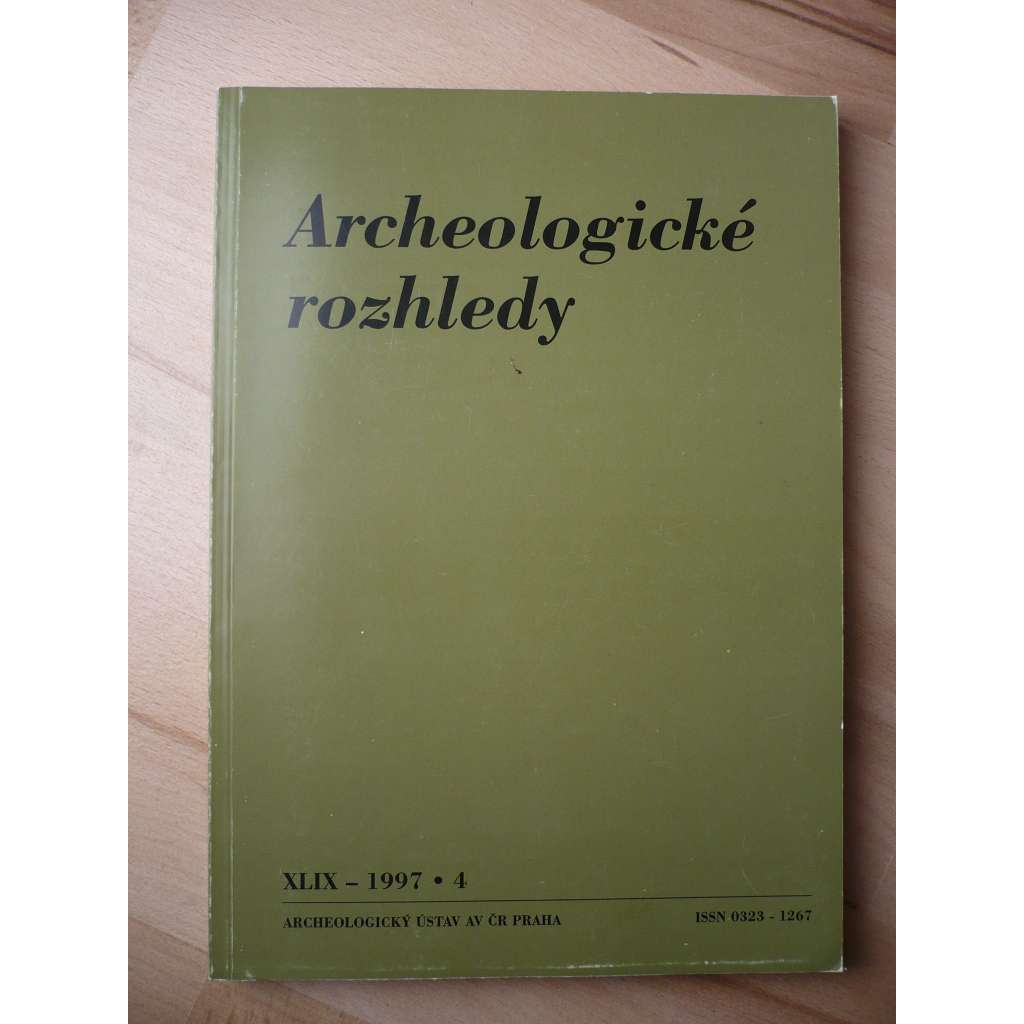 Archeologické rozhledy. Ročník XLIX. 1997. Sešit 4 [archeologie]