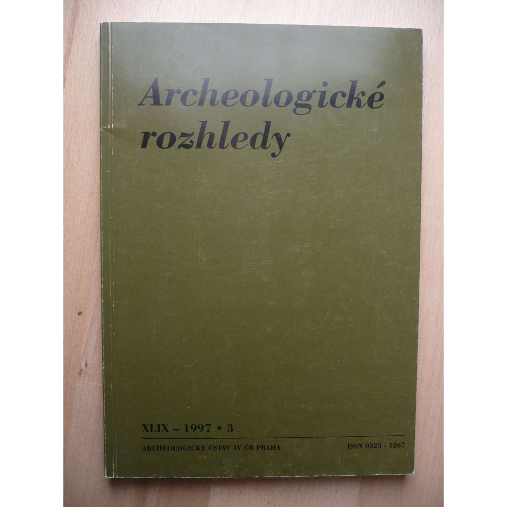 Archeologické rozhledy. Ročník XLIX. 1997. Sešit 3 [archeologie]