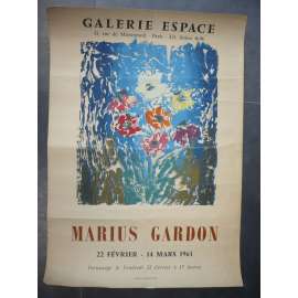 Marcus Gardon - Galerie Espace - Paris, Paříž 1963 - plakát, výstava